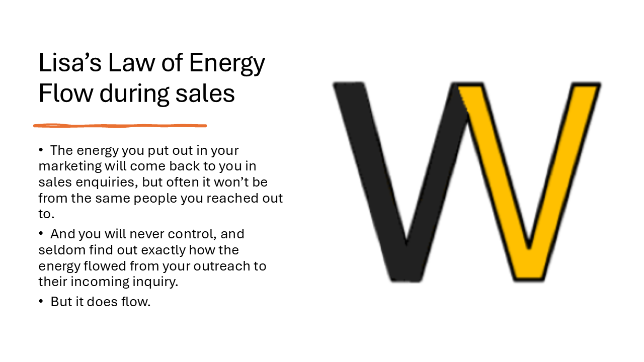 Energy flow during sales